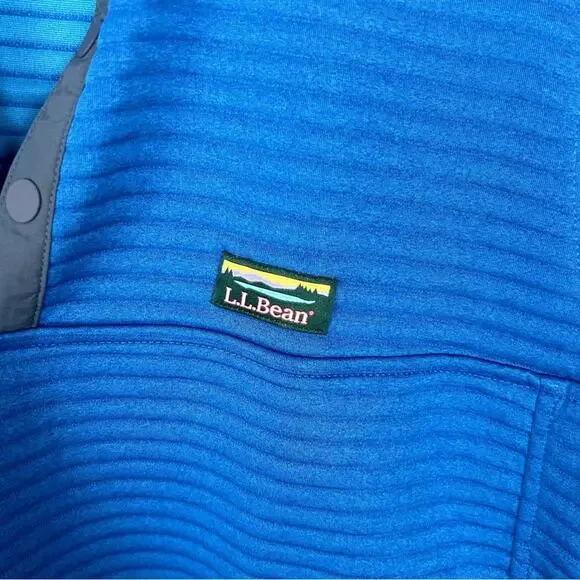 L.L.Bean Men’s Airlight Knit Blue Casual Pullover Size L
